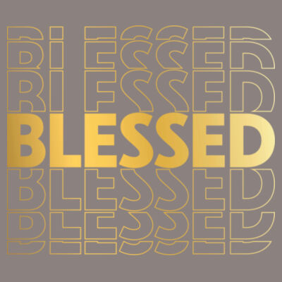 Blessed - AS Colour Women's Relax Faded Crew Design
