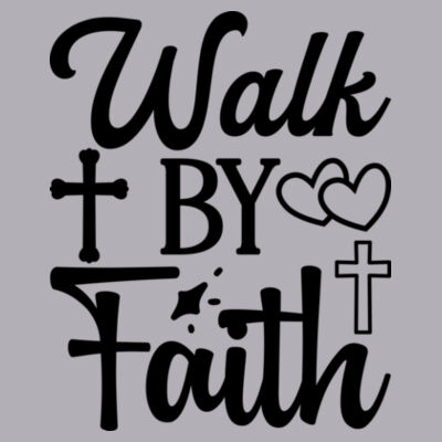 Walk by Faith - Cloke Kids Performance Pullover Hoodie Design