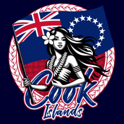 Cook Island girl - Thread Project Womens Eden V-Neck Tee Design