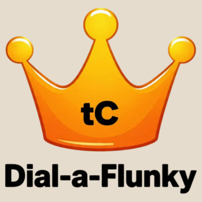 Dial-a-Flunky - AS Colour Linen Half Apron Design