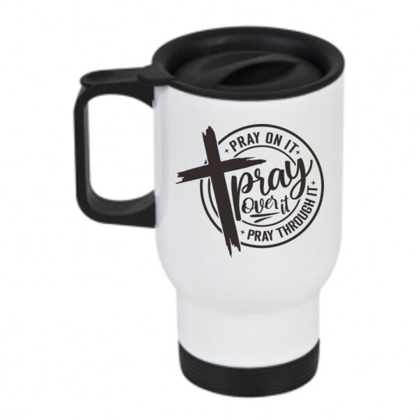 Pray on it - Travel Mug Thumbnail
