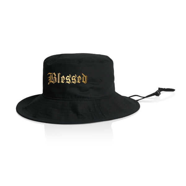 Blessed gold - AS Colour Wide Brim Bucket Hat Thumbnail