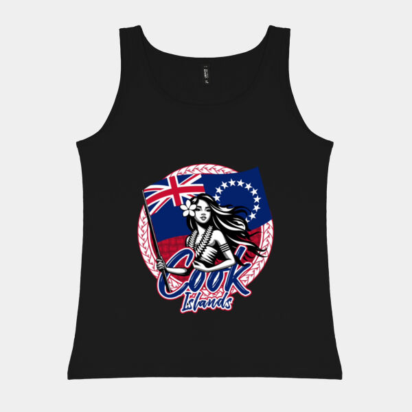 Cook Island girl - Urban Collab Womens Set Singlet Thumbnail