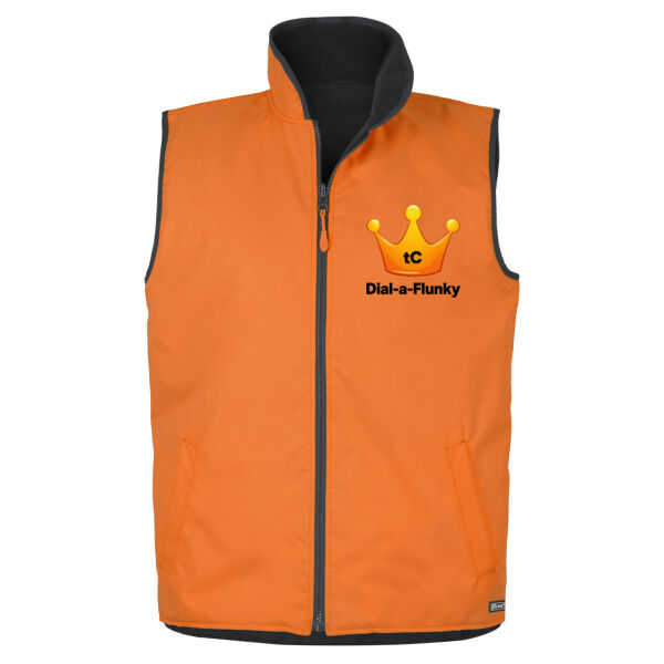 Dial-a-Flunky - JB's Hi Vis 4602.1 Reversible Vest Thumbnail